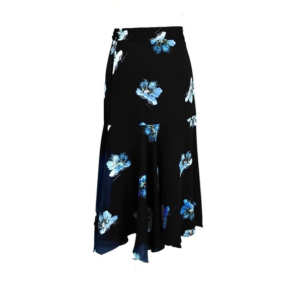 Club Monaco Wrap Midi Skirt Women's Size 2 - Picture 2 of 9